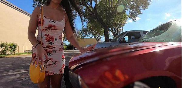 trendsRoadside - Latina Fucks Her Car Mechanics Dick For A Favor